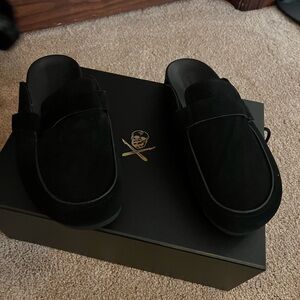 Black Suede Men's Surgeon Loafers
